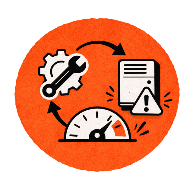 Icon for repeat HVAC repairs