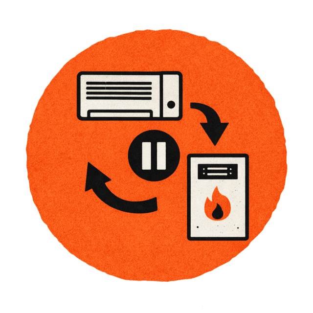 Icon for frequent starts and stops